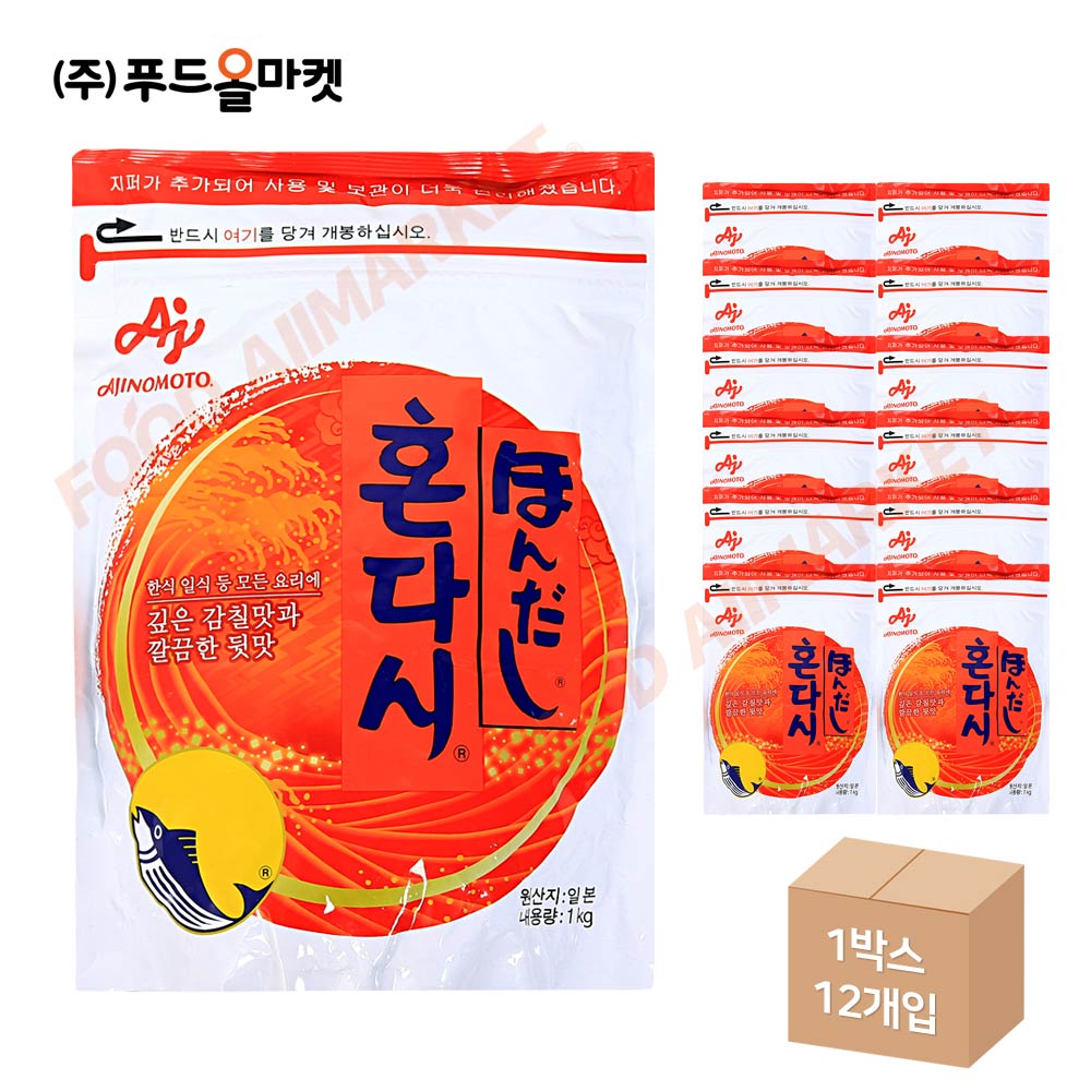 아지노모도 혼다시 한박스 (1kg x 12ea)
