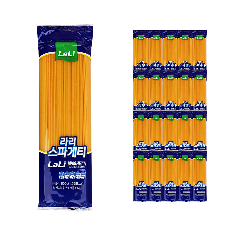 라리 스파게티 500g 한박스 (500g x 20ea)