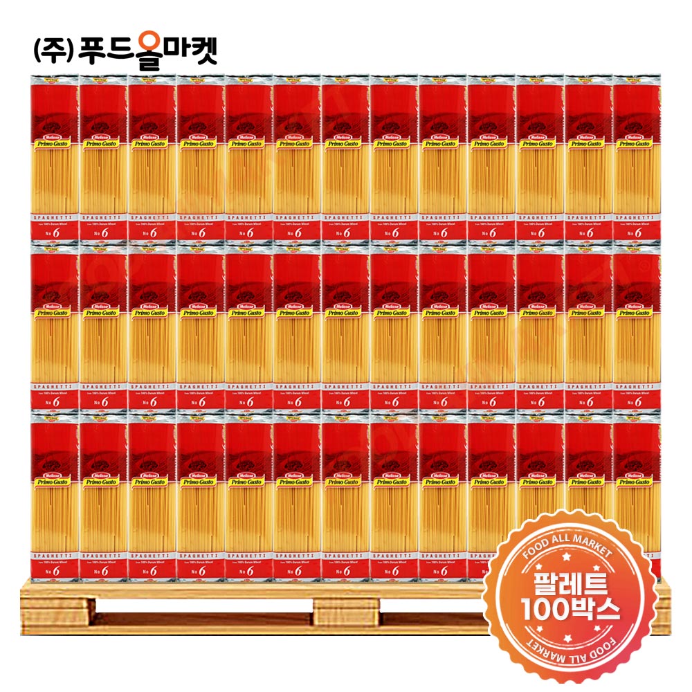 프리모 구스또 스파게티 500g 한팔레트 2400개(500g x 24ea x 100box)