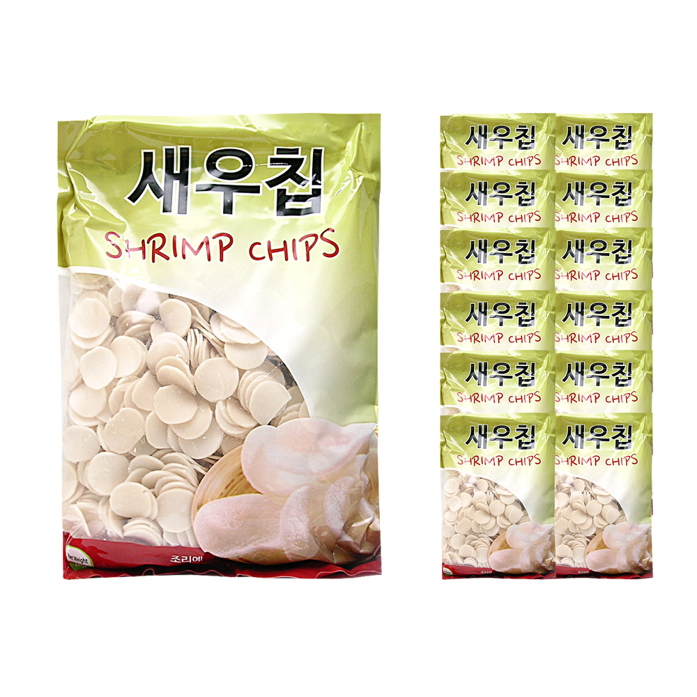 사지앙 새우칩 /Shrimp Chips 한박스 (1kg x 12ea)