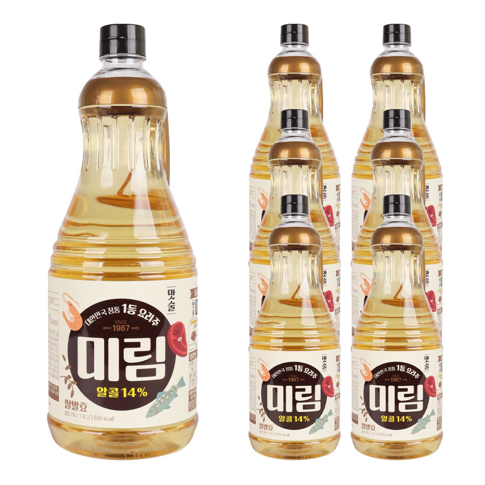 롯데 미림 1.8L 한박스 (1.8L x 6ea)