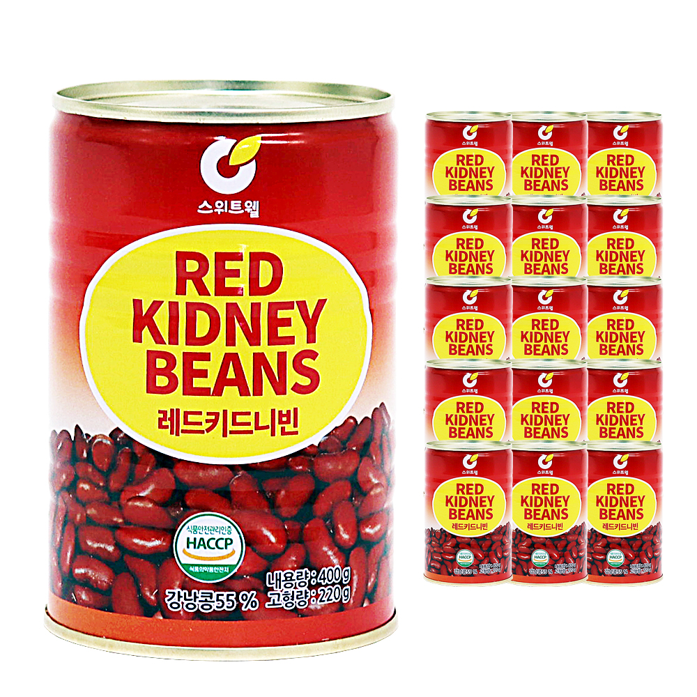 스위트웰 레드키드니빈스 400g 한박스 (400g x 24ea)
