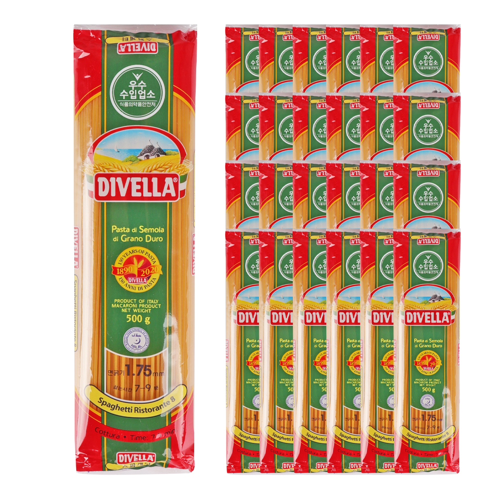 디벨라 8호 스파게티 500g 한박스 (500g x 24ea)
