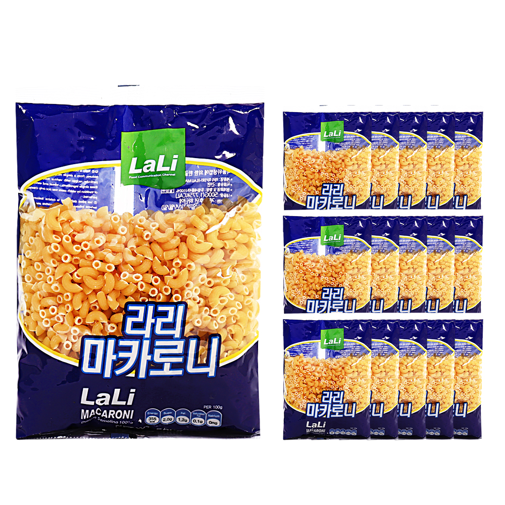 라리 마카로니 500g 한박스 (500g x 20ea)