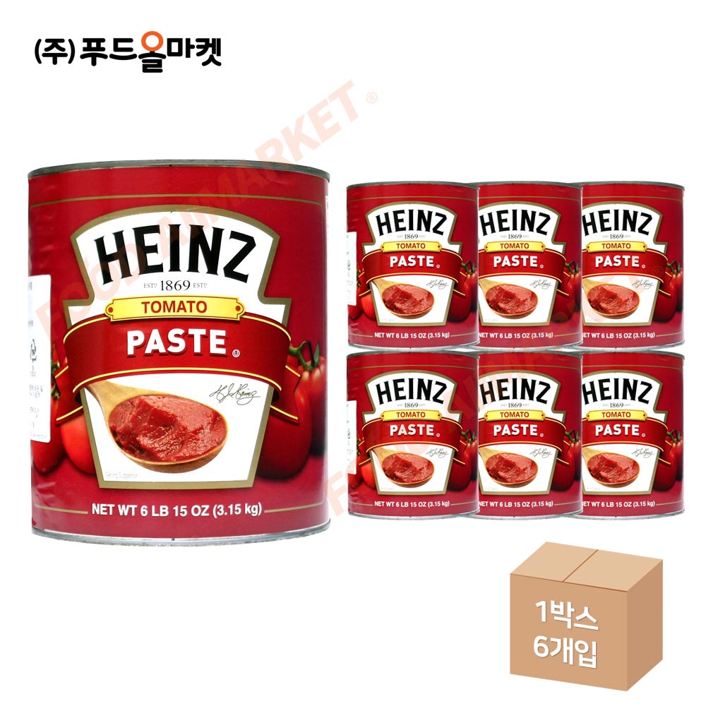 하인즈 토마토페이스트 3.15kg /캔 한박스 (3.15kg x 6ea)