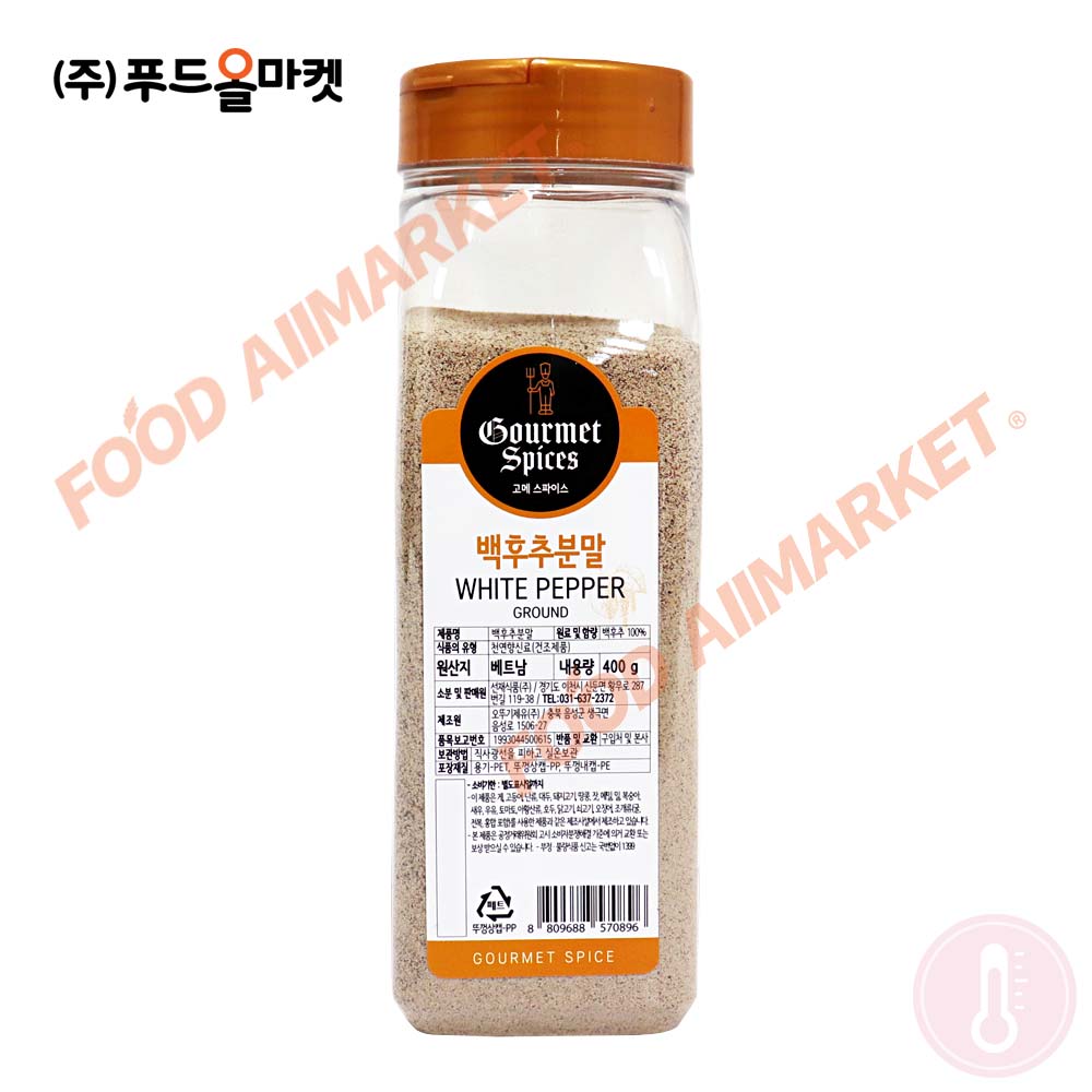 고메스파이스 백후추분말 400g-대용량