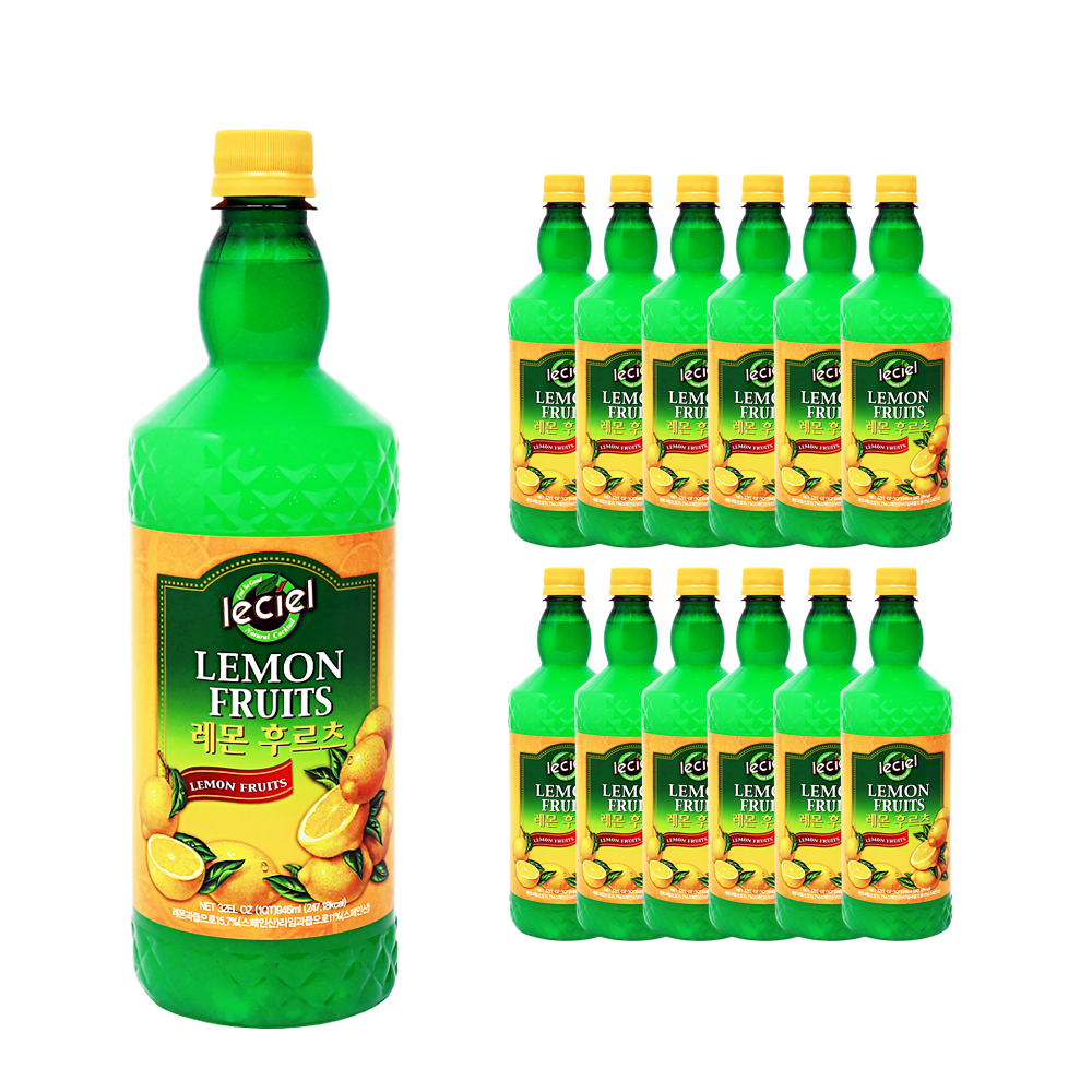 르씨엘 레몬후르츠 946ml 한박스 (946ml x 12ea)