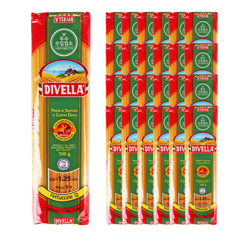 디벨라 12호 페투치네 500g 한박스 (500g x 24ea)
