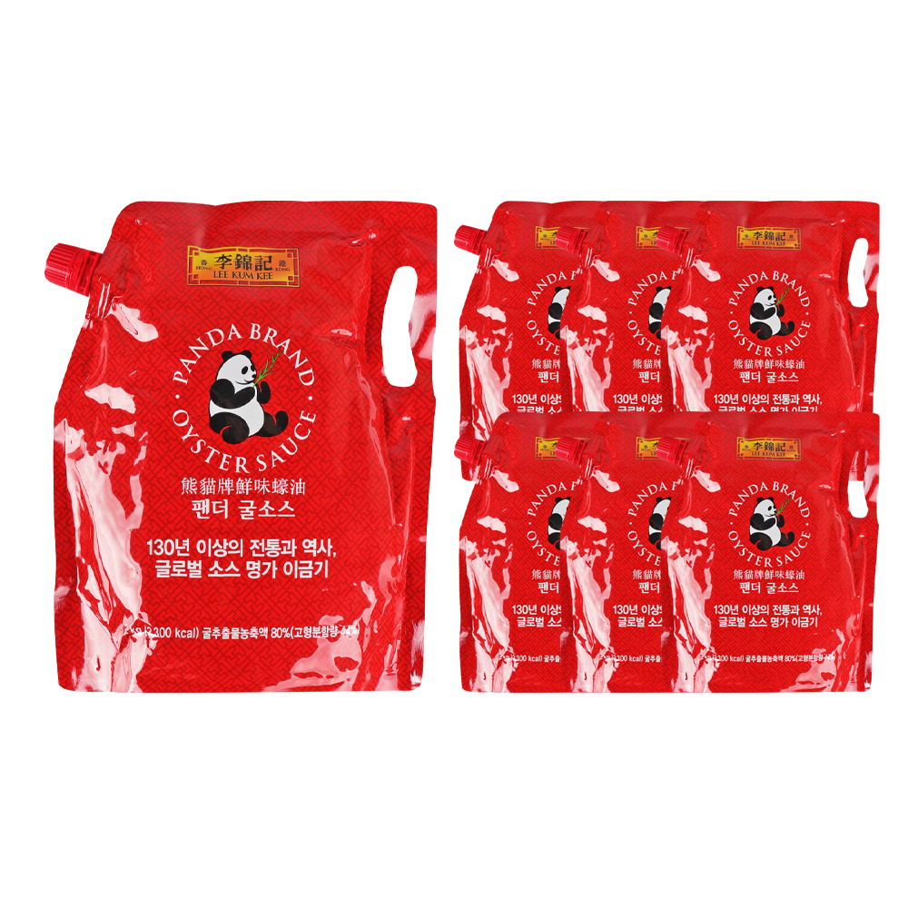 이금기 팬더굴소스 2kg-스파우트팩 한박스 (2kg x 6ea)