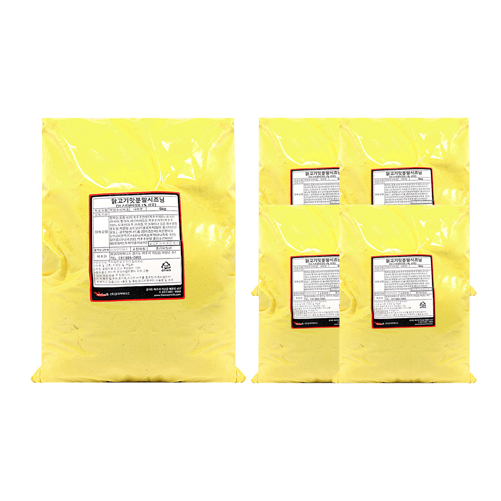 레벤 닭고기맛 분말시즈닝 5kg-벌크 한박스 (5kg x 4ea)