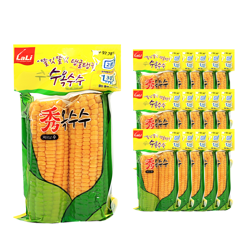 라리 빼어날 수옥수수 450g /더블콘 한박스 (450g x 24ea)