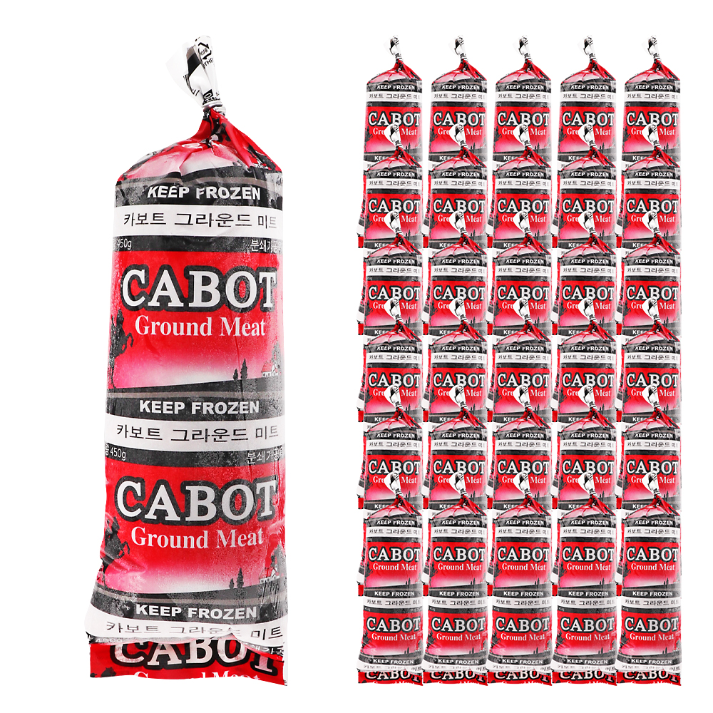 카보트 그라운드 미트 450g /방망이 민찌 /냉동 한박스 (450g x 30ea)-아이스박스무료