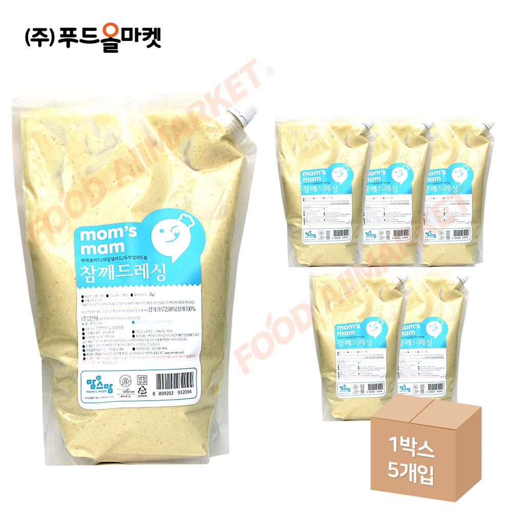 맘스맘 참깨드레싱 2kg /냉장 한박스 (2kg x 5ea)-아이스박스무료