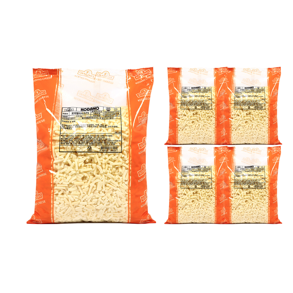 코다노 모짜렐라치즈PS(모짜98.83) 2.5kg /냉장 한박스 (2.5kg x 4ea)-아이스박스무료