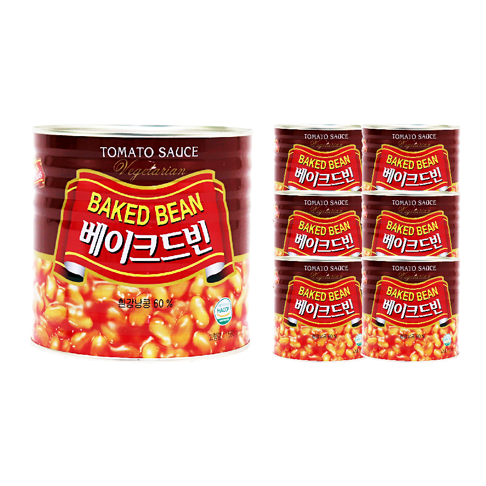 삼아 베이크드빈스 2.6kg 한박스 (2.6kg x 6ea)