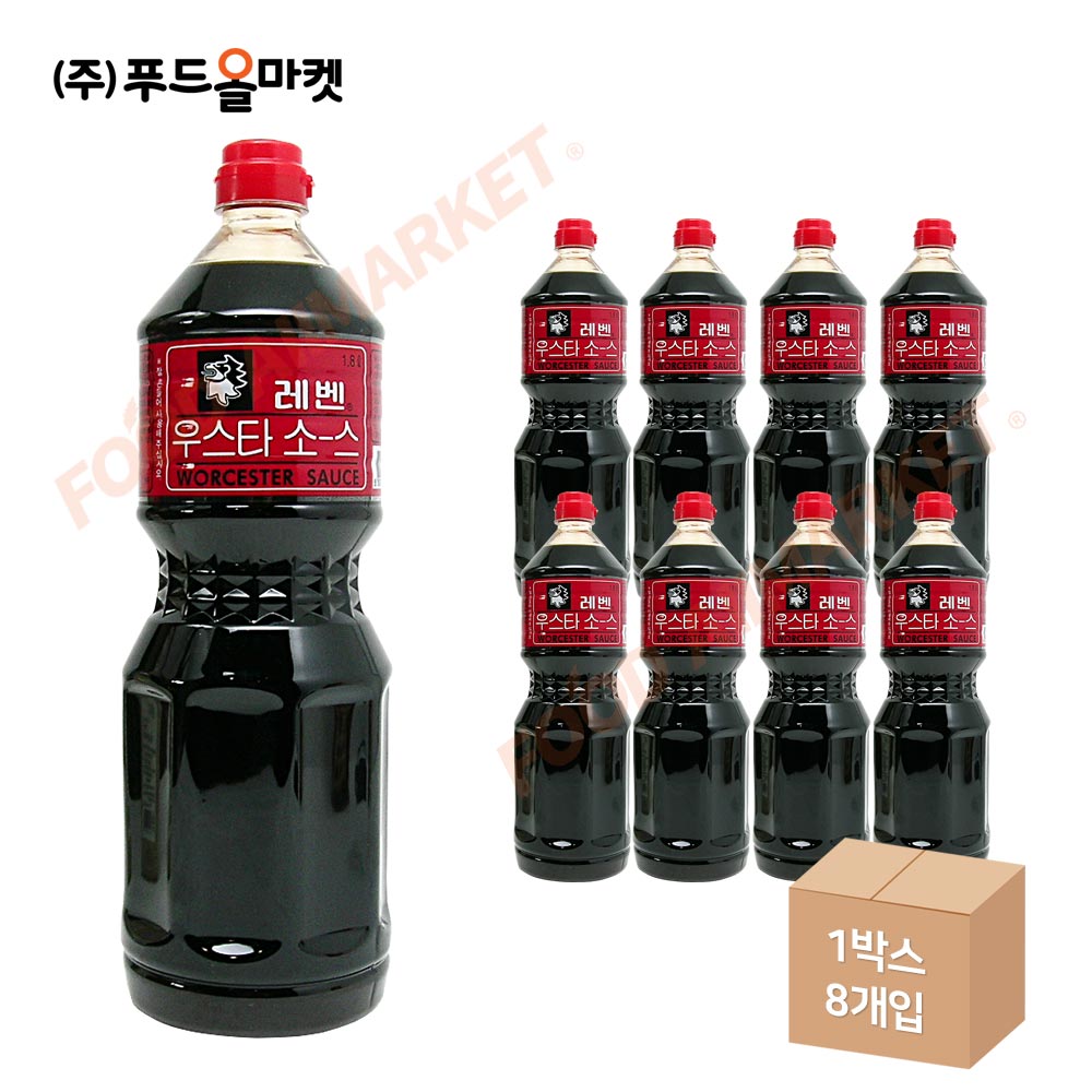 레벤 우스타소스 1.8L 한박스 (1.8L x 8ea)