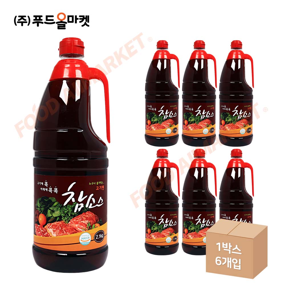 참Cham 참소스 2.1kg 한박스 (2.1kg x 6ea)