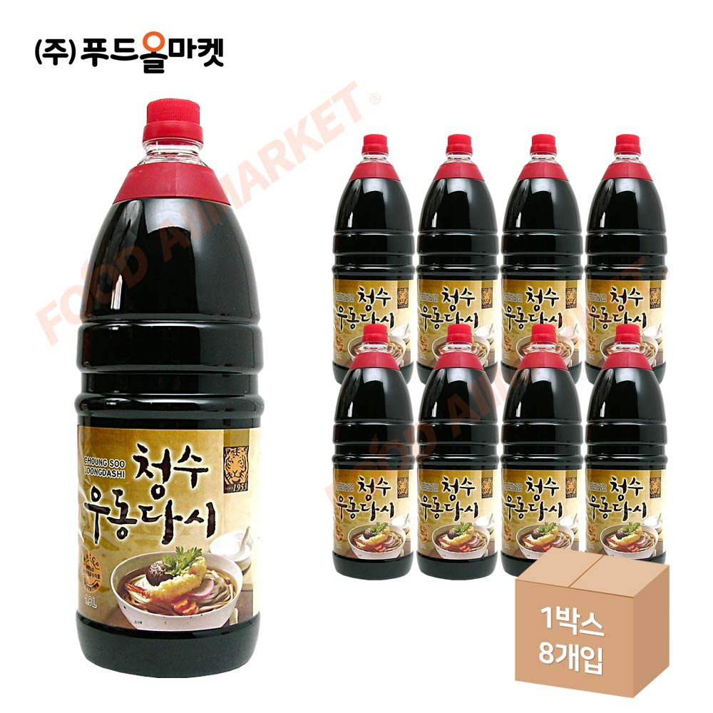 청수 우동다시 1.8L 한박스 (1.8L x 8ea)