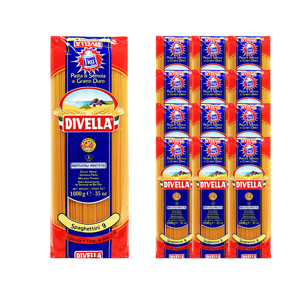 디벨라 9호 스파게티니 1kg 한박스 (1kg x 12ea)