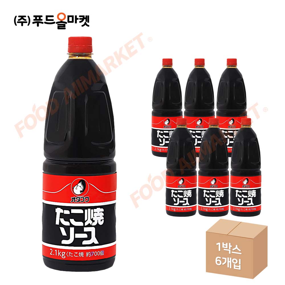 오타후쿠 다코야끼소스 2.1kg /타코야끼 한박스 (2.1kg x 6ea)