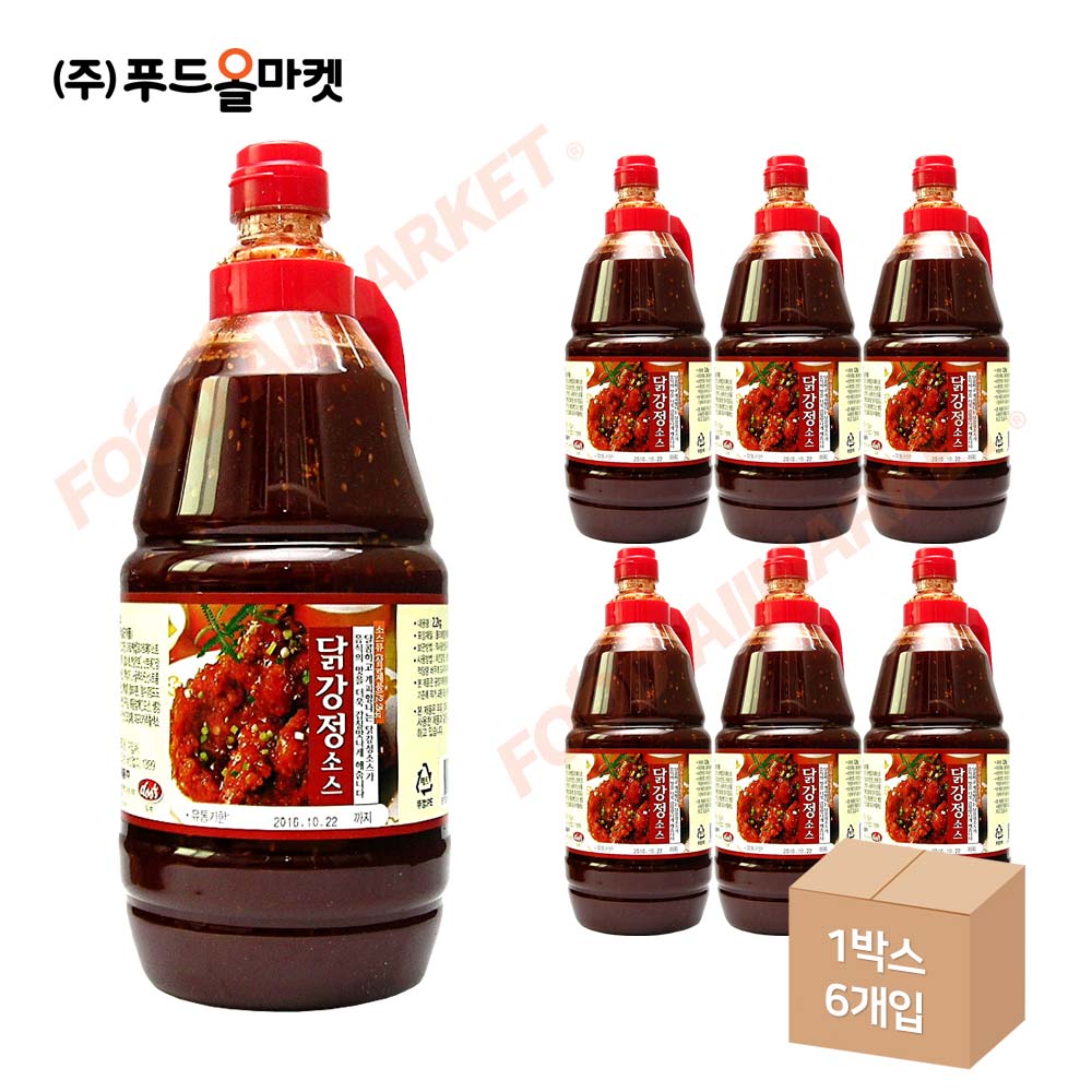 푸른식품 닭강정소스 2.2kg 한박스 (2.2kg x 6ea)
