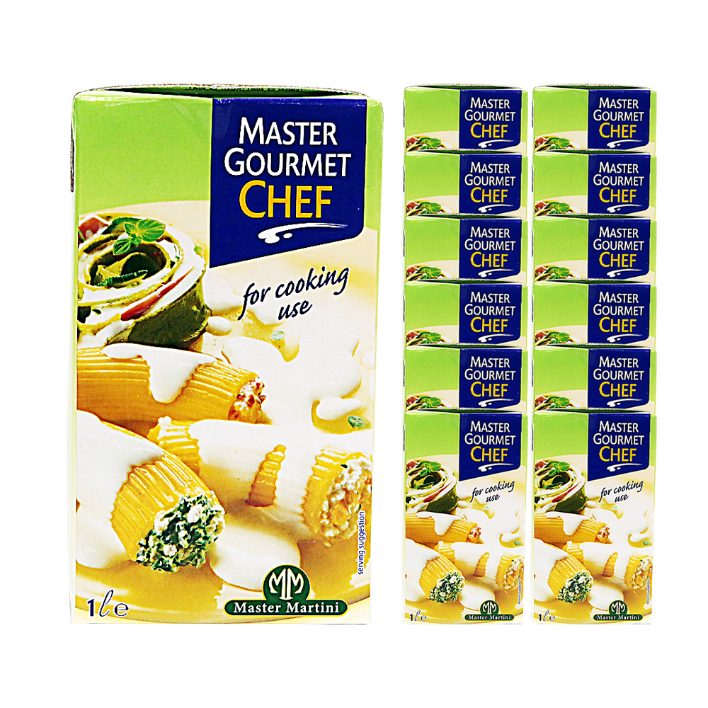 마스터 구어메트 쉐프 1L-무가당/휘핑크림 /냉장 한박스 (1Lx12ea)-아이스박스무료