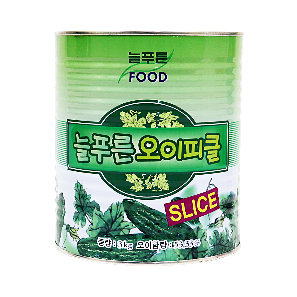늘푸른 오이피클 슬라이스 3kg