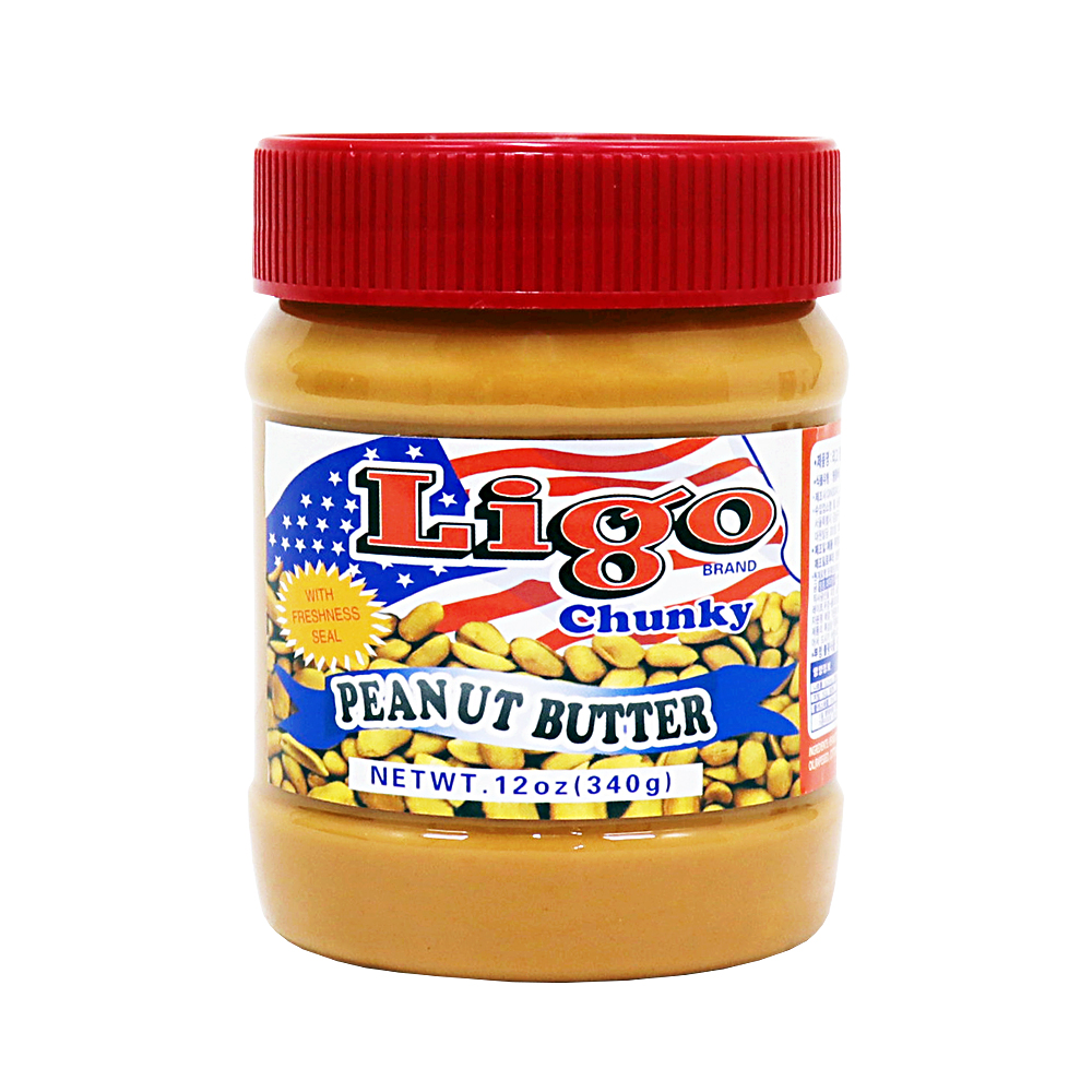 [특가할인]리고 땅콩버터 340g-Chunky -소