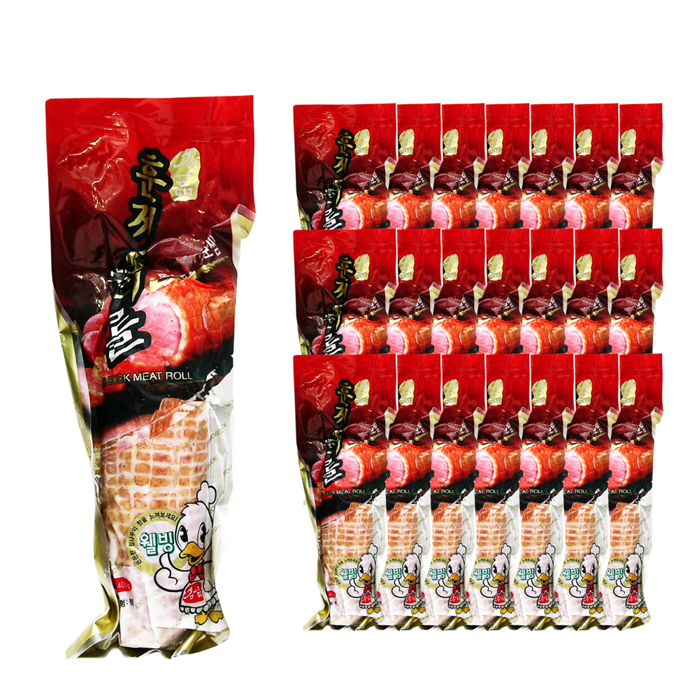 삼아 훈제오리 롤 400g /냉동 한박스 (400g x 25ea)-아이스박스무료