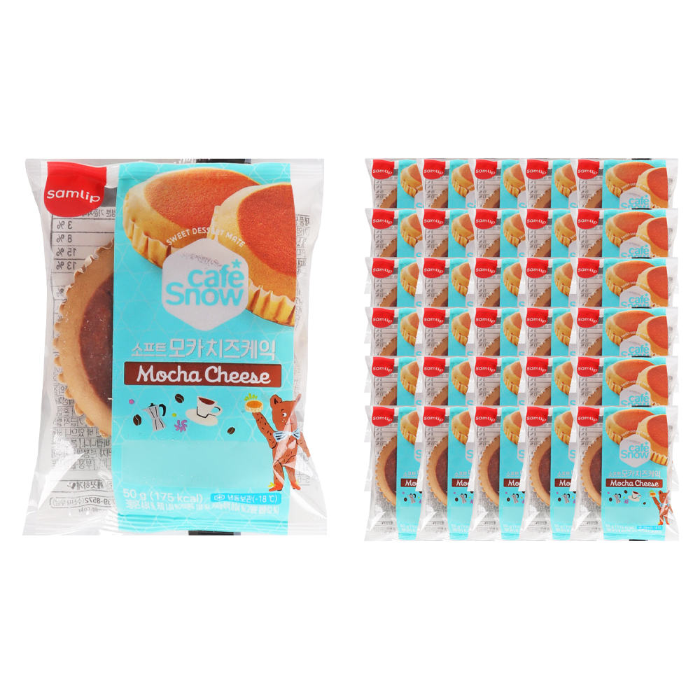 삼립 소프트 모카치즈케익 50g /냉동 한박스 (50g x 30ea)-아이스박스무료