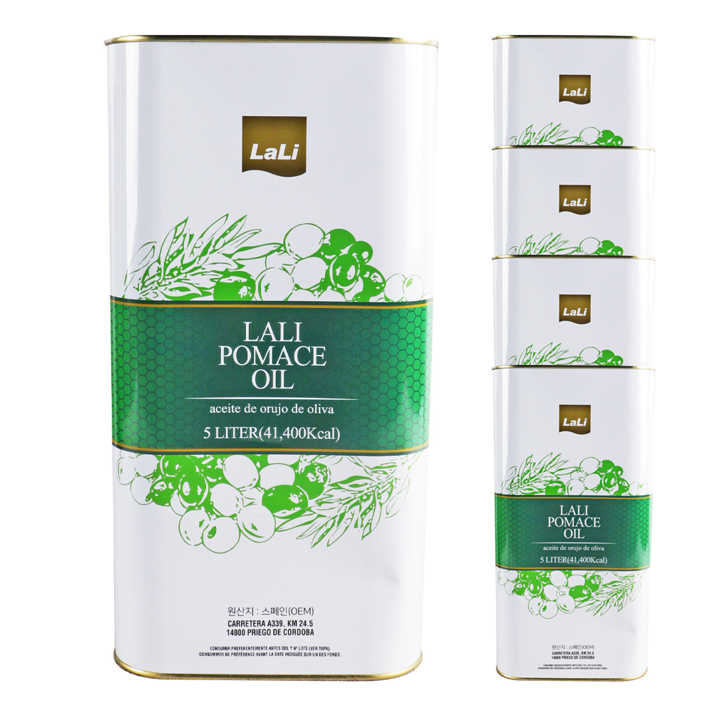 라리 포마스 올리브유 5L 한박스 (5L x 4ea)