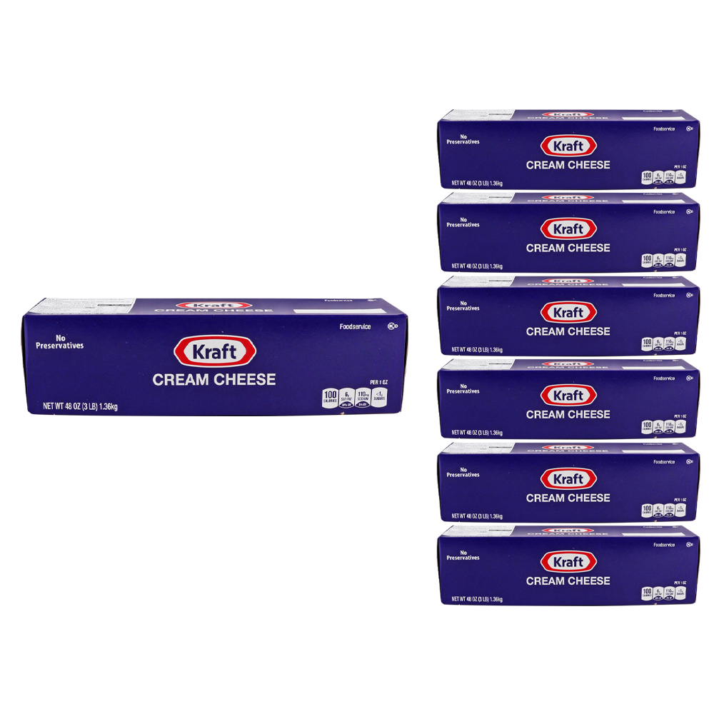 크래프트 크림치즈 1.36kg-블루 /냉장 한박스 (1.36kg x 6ea)-아이스박스무료