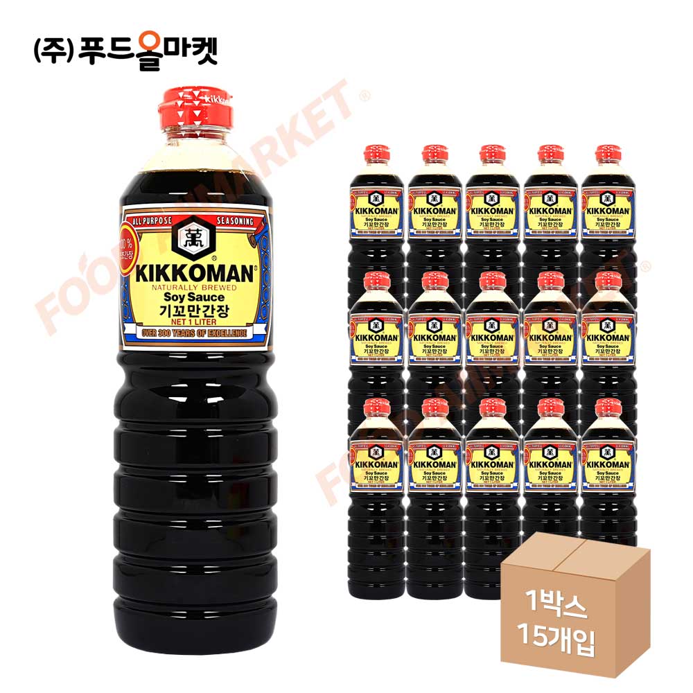 기꼬만간장 1L 한박스 (1L x 15ea)