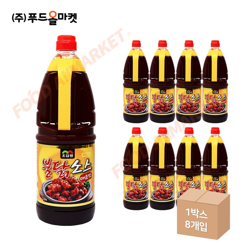 초담원 불닭소스 2.2kg 한박스 (2kg x 8ea)