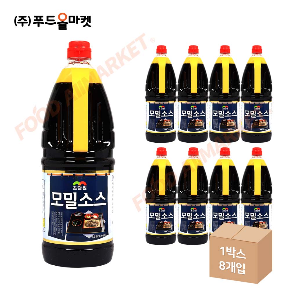 초담원 모밀소스 1.8L /메밀소바 한박스 (1.8L x 8ea)