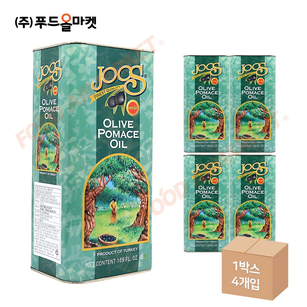 주스 퍼미스 올리브유 5L /Verde /포마스 한박스 (5L x 4ea)
