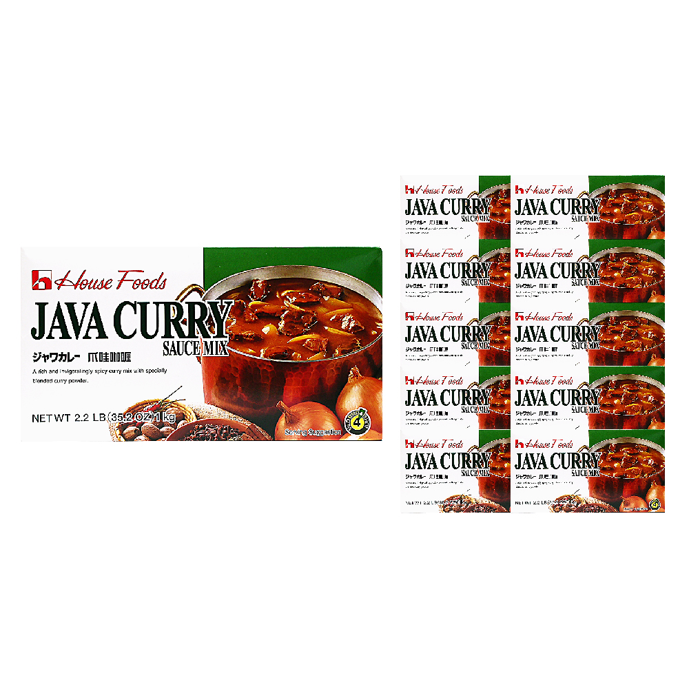 하우스 자바카레 소스믹스 1kg 대용량 한박스 (1kg x 20ea)