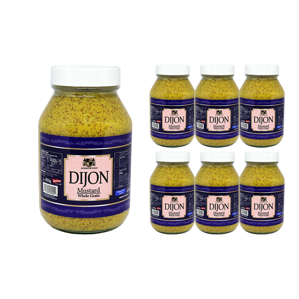 모아하우스 홀그레인 디종 머스타드 953g 한박스 (953g x 6ea)
