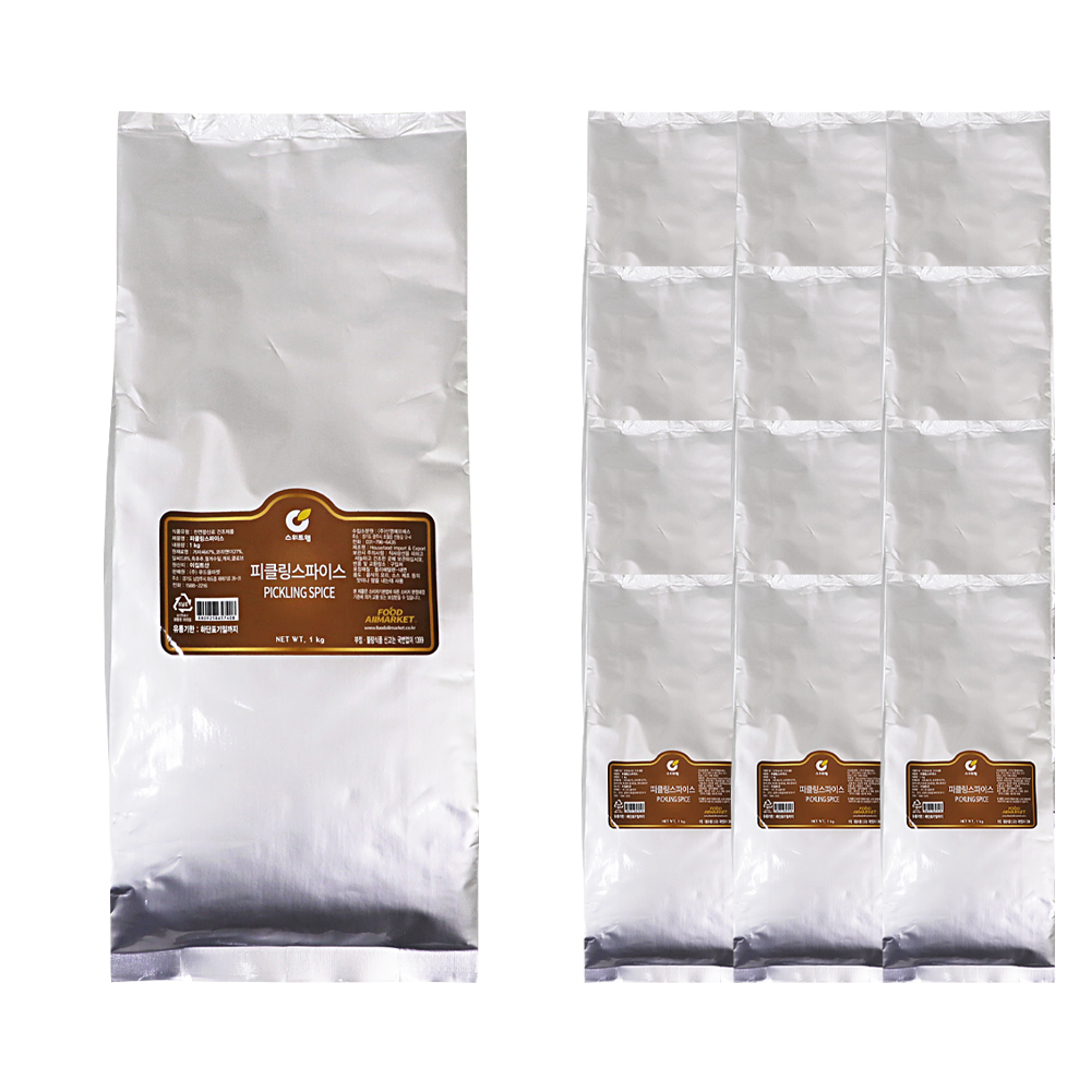 스위트웰 피클링스파이스 1kg 봉지 한박스 (1kg x 12ea)