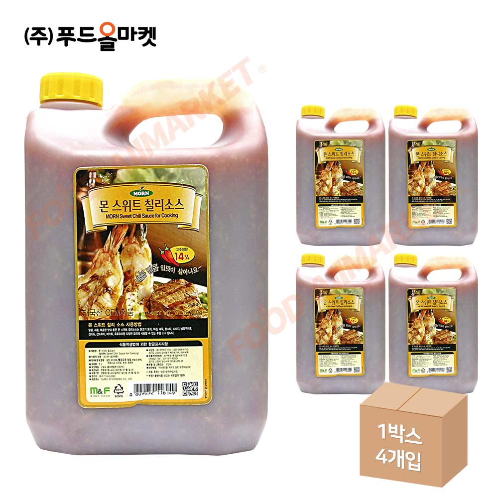 몬 스위트칠리소스 5L 한박스 (5L x 4ea)