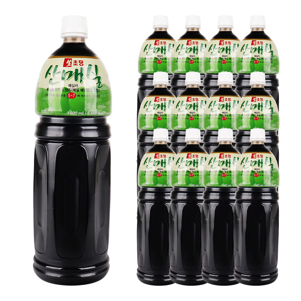 생초당 산매실 1.5L 한박스 (1.5L x 12ea)