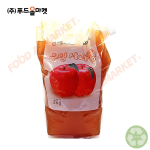 우림 사과잼 5kg /파우치 한박스 (5kg x 3ea)