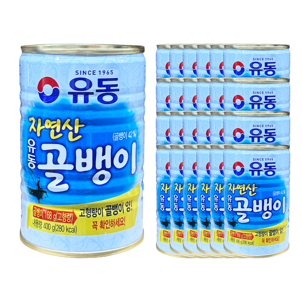 유동 자연산 골뱅이 400g 한박스 (400g x 24ea)