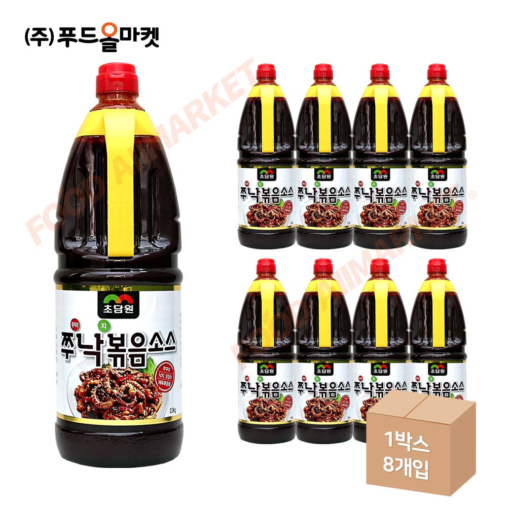 초담원 쭈낙볶음소스 2.3kg 한박스 (2.3kg x 8ea)