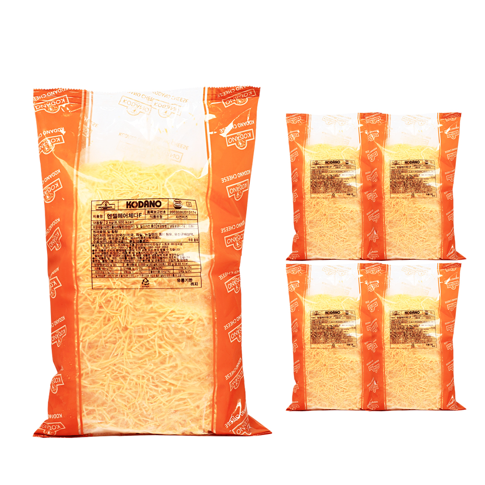 코다노 엔젤헤어체다F 2kg /냉동 한박스 (2kg x 4ea)