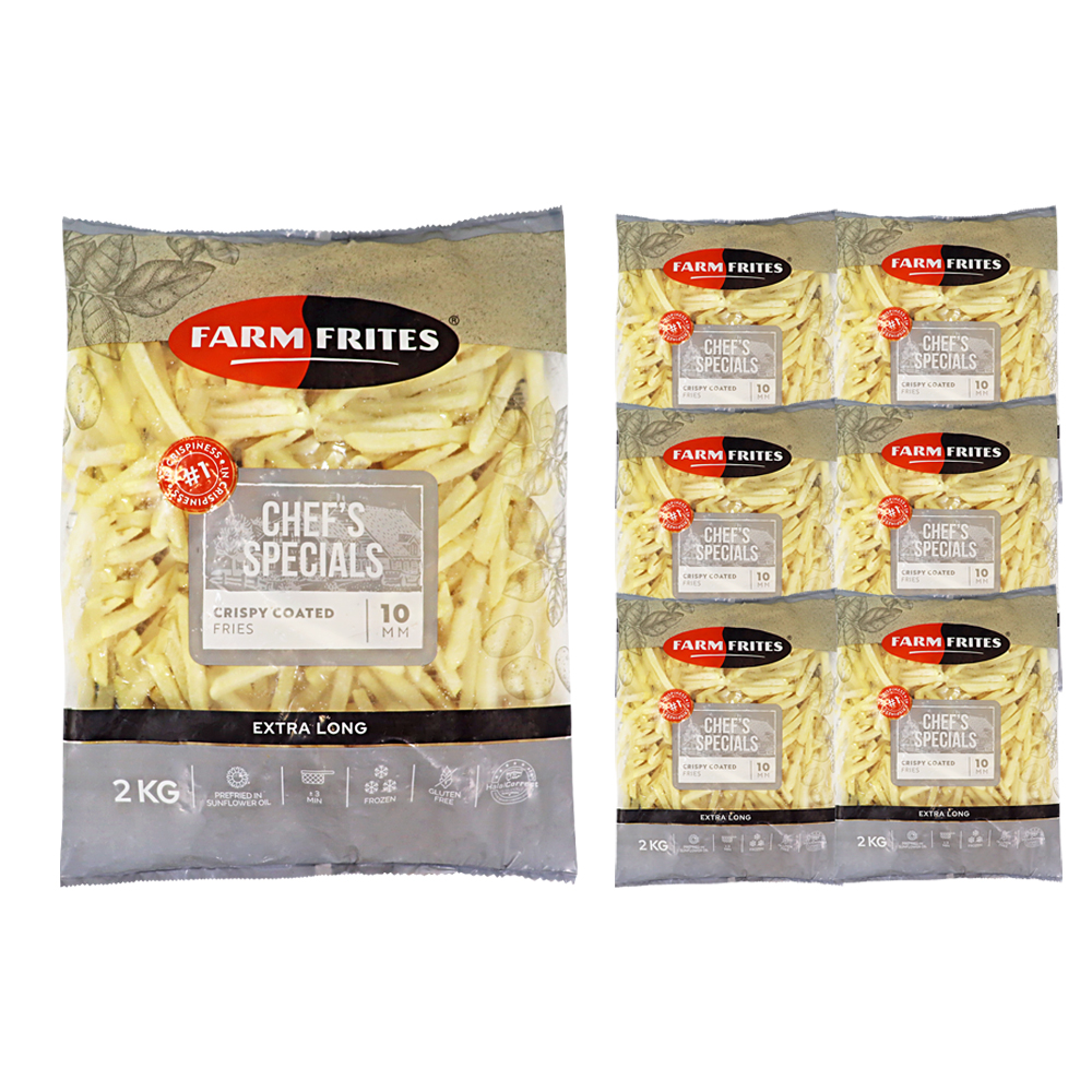 팜프리츠 셰프스 크리스피 프라이 10mm 2kg /냉동 한박스 (2kg x 6ea)