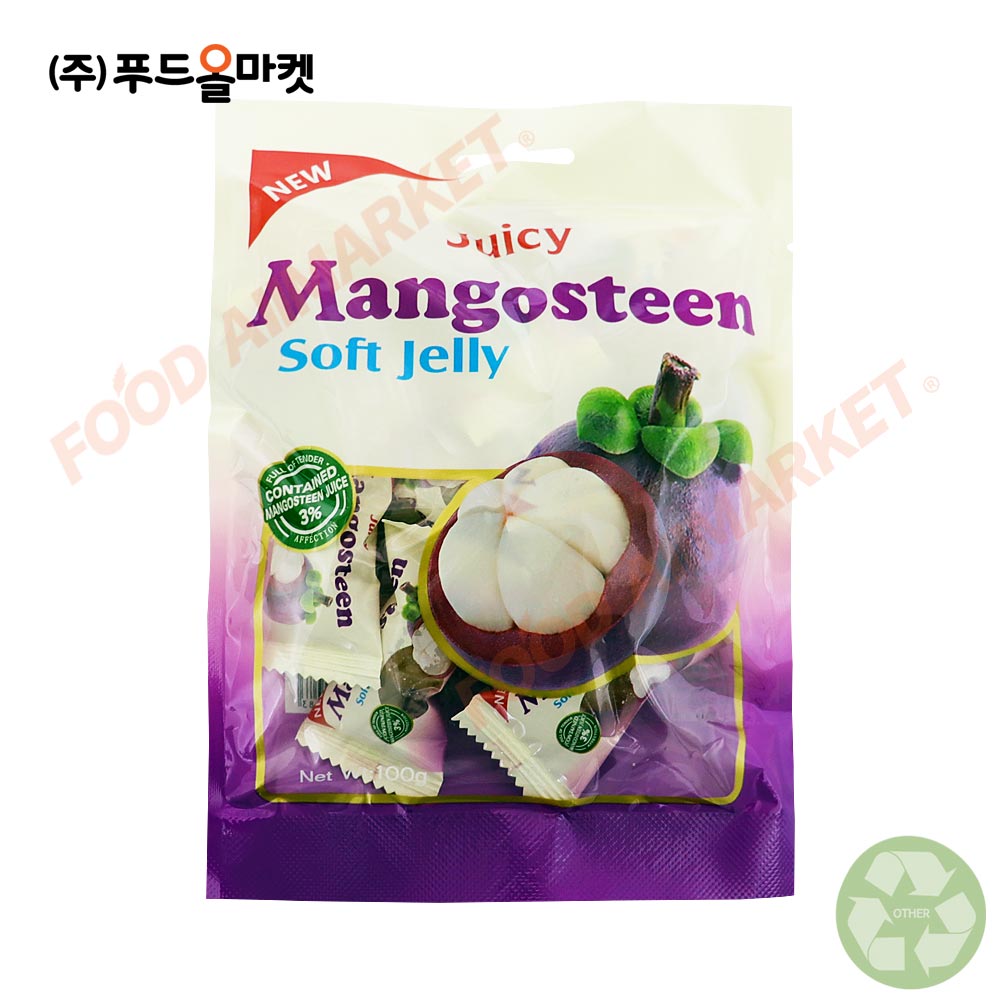 쥬시 망고스틴 100g-퍼플 /소프트젤리