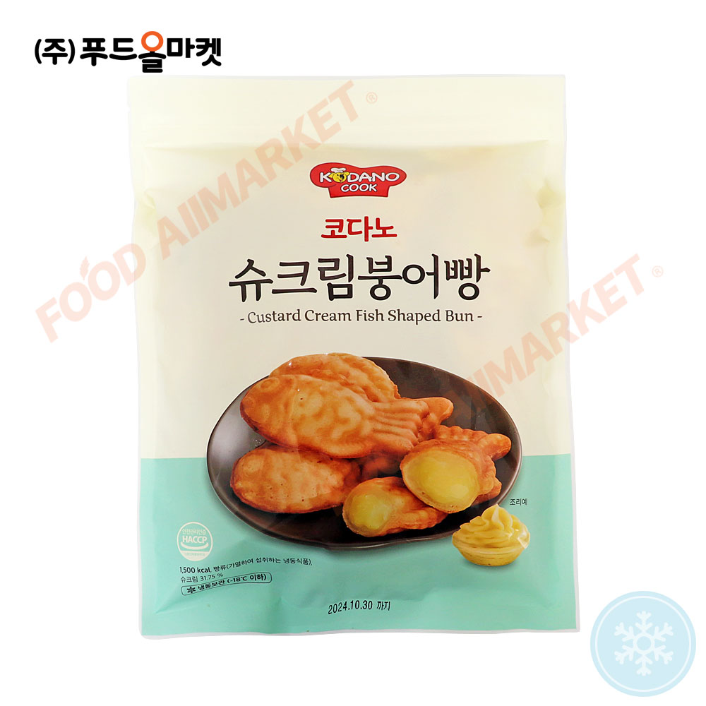 코다노 슈크림붕어빵 600g 냉동