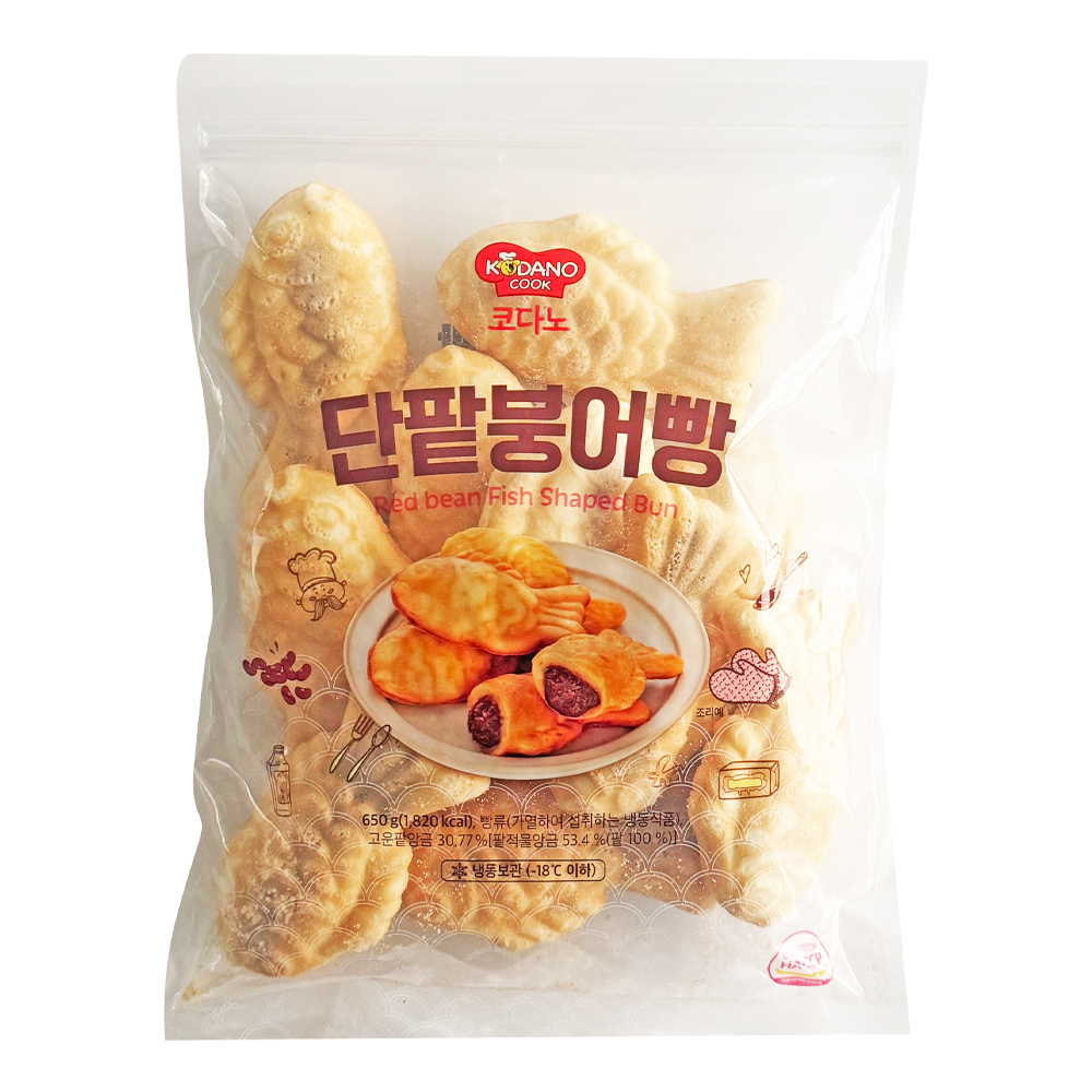 코다노 단팥붕어빵 650g /냉동