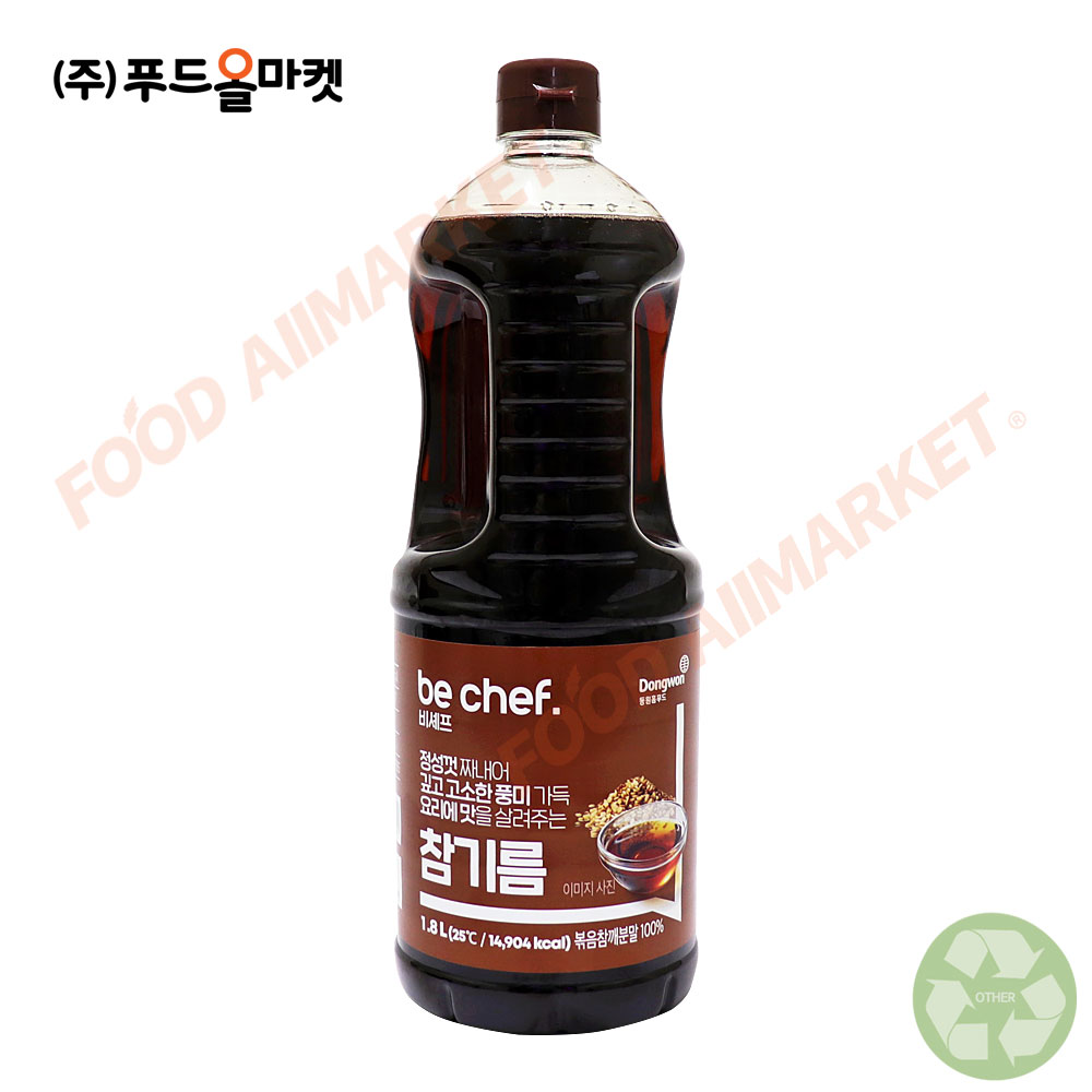 동원홈푸드 비셰프 참기름 1.8L